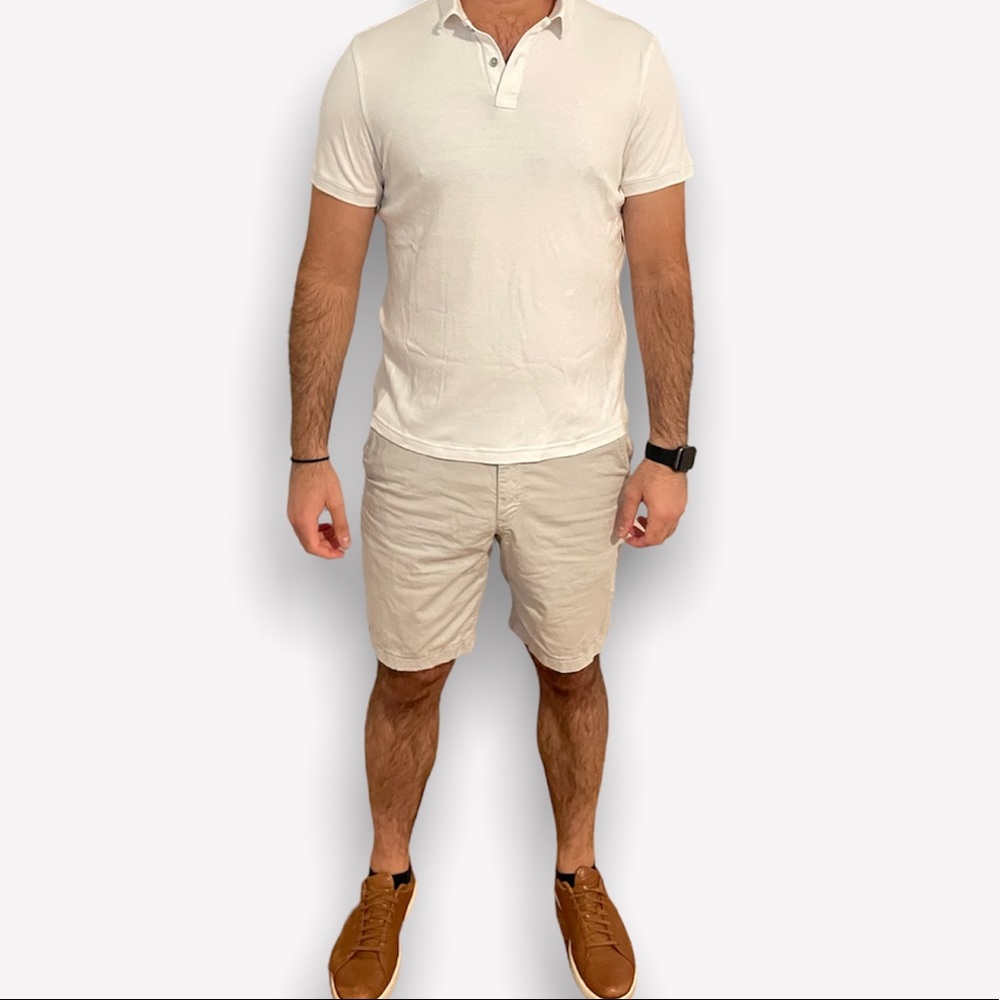 MICHAEL KORS POLO SHIRT - White.  Small